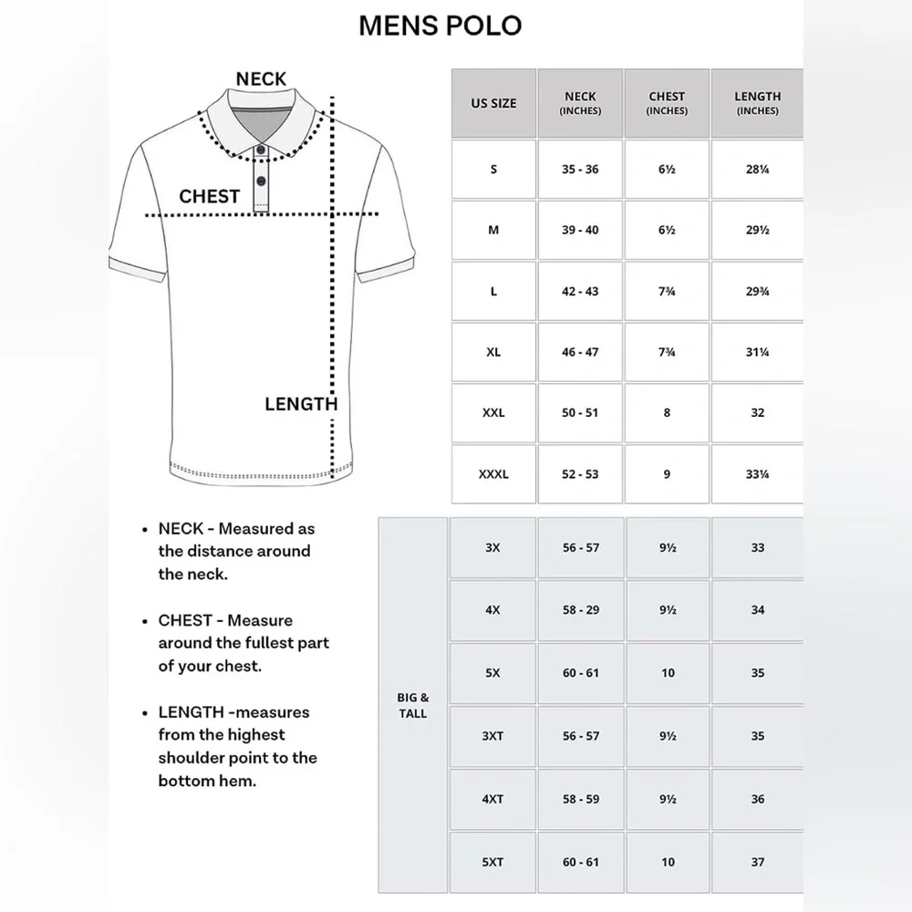 NEW - Men's Dry Fit Polo Shirt Set (3 Pack) - Picture 5 of 5